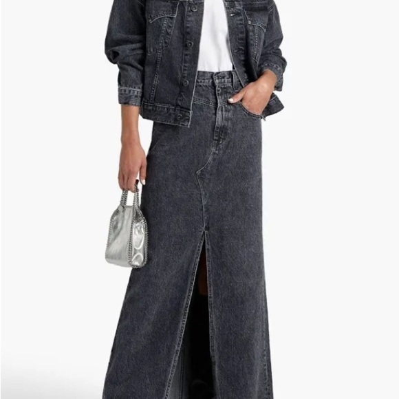 NWT! SLVRLAKE Dallas denim maxi skirt - Picture 1 of 10